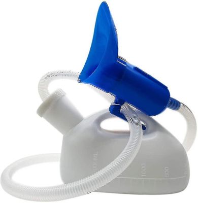 urinflaske bærbar kvindelig urinal tisseflaske, lækagesikker, 2000 ml parykslar Hvid