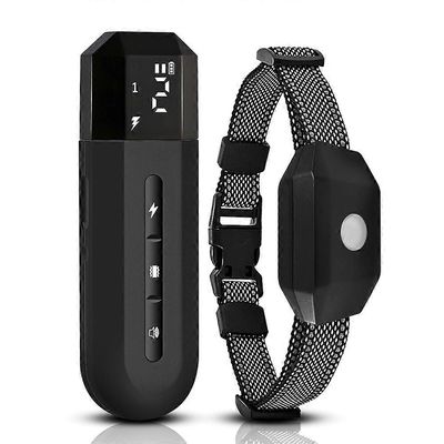 Tärisevä kaulus - Uuden lain 2024 mukainen - harjoituskaulus, kantama 800 metriä, ladattava 4 tilalla LED-valot/ääni/tärinä VIV