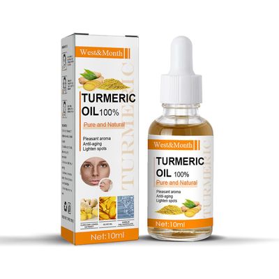 Gurkemeie Serum Anti Wrinkle Serum oljer Facial Serum Stramming Og Fading Flekker Hudpleie Fuktighetsgivende olje 10ml