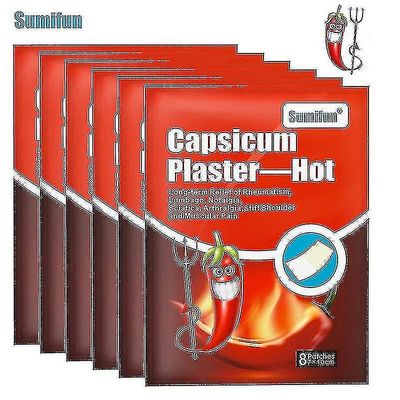 Pepper Capsicum Kipsi kivunlievitys Kipsi Selkä/niska/olkapää Nivel/niveltulehdus laastari 16 kpl