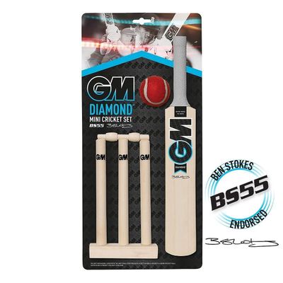 Gunn & Moore Gunn &moore GM cricket diamant mini stubber bails ben stokes ungdom trening sett