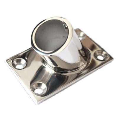 60 Dregree Square Tube Piedestal Flat Bottom Yacht Ship 22 Mm