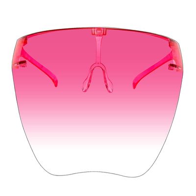 Anti Fog solbriller Fuld ansigtsbeskyttelse Briller Mode Visir Cover Beskyttelsesbriller (Gradient Pink)