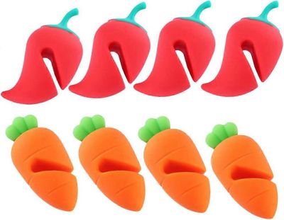 8pakkaus kattilan kannen nostin silikoninen roiskesuojattu kannen nostin roisketiivis höyrynpoistopannu kattilan kannen nostin keittiötyökalun kori...