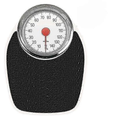 Salter Doctor Style mekaaninen kylpyhuonevaaka Vintage valkoinen musta muotoilu tukevalla metallipohjalla