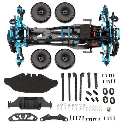 DIY RC Car Center Drive Drift Racing Frame 1/10 D5S RC auton hiilikuiturunko DIY KIT nopea kilpamalli Kuten