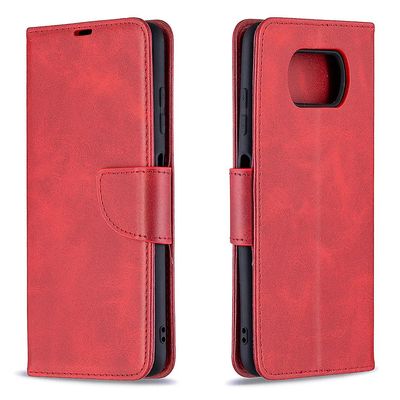 Gangxun Læderetui til Xiaomi Poco X3 Nfc Rød