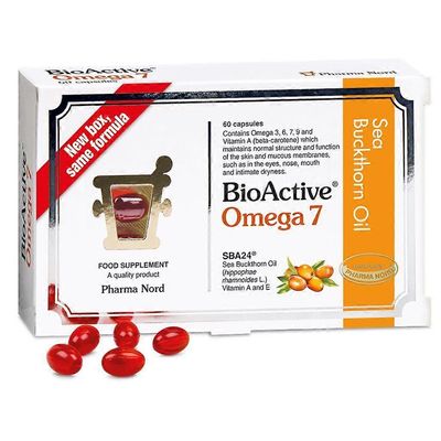 Pharma Nord Omega 7 tyrniöljykorkit 60