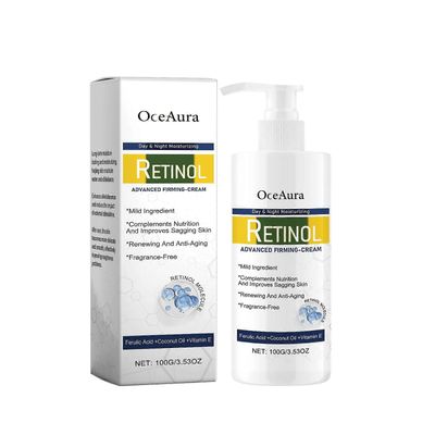 Retinoli ihoa kiinteyttävä voide, retinolivartalovoide, retinolivartalovoide, ryppyjä estävä retinolivoide kookosöljyllä ja E-vitamiinilla, kosteut...