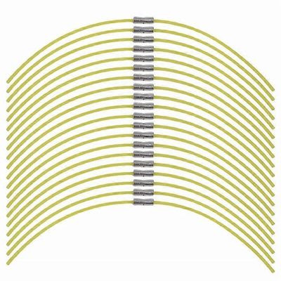 20 kpl F016800174 nailonsiima yhteensopiva Bosch ART 30 Combitrim / ART 30-36 LI:n kanssa, trimmerisiiman vaihto soljella Monivärinen