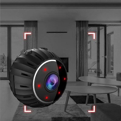 Ebox 1080P Wifi piilotettu lastenhoitajakamera: Langaton IP-kamera, jossa on 120 asteen näkymä, pimeänäkö, liiketunnistus ja sovellushälytykset