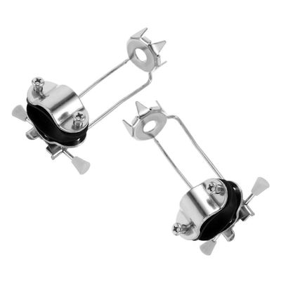 2 Stück Gehstock Eiskrallen Rutschfeste Krallen für Senioren - Aufsatz für Gehstöcke und Krücken für Schnee und Outdoor Aktivitäten