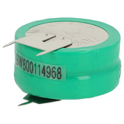 vhbw NiMH-nappiparisto, tyyppi 2/V250H 3-nastainen 250mAh 2,4V, yhteensopiva pienoismalliakkujen, aurinkovalojen ja monien muiden kanssa. Vihreä