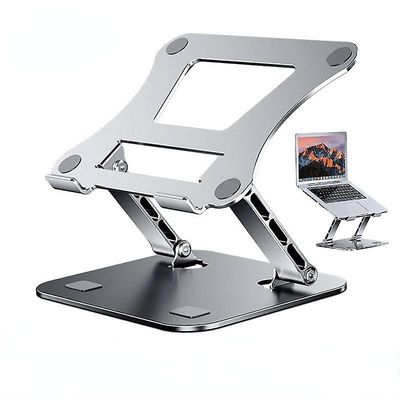 Laptop Stand Justerbar Aluminium Alloy Notebook Stand kompatibel med 10-17 tommer laptop bærbar bærbar holder
