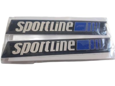 2 stk Sportline slipptekstetikett for Mercedes W210-W202-208-W220-W124-W201-W204-W212~4507