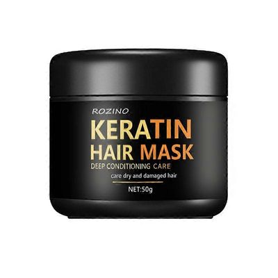 unbrand Rauhoittava keratiinia ravitseva hiusnaamio, korjaa kuivia hiuksia, kosteuttaa sileäksi ja parantaa pörröistä hoitoainetta 3pcs