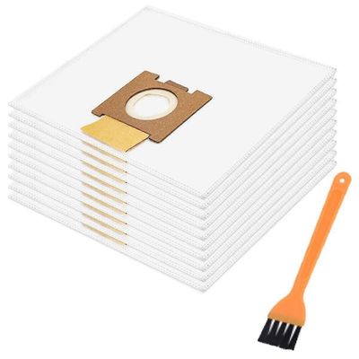 10 pölynimurin pussia H81/H81 Pure Epa/Telios Extralle, suuren kapasiteetin kuitukangaspölypusseille Valokuvan väri