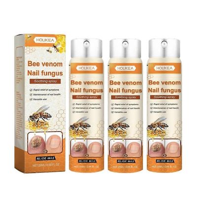 1-3x Mehiläisen myrkyn kynsien korjausseerumi, kynsienhoitoliuos, luonnollinen mehiläisen myrkyn kynsienhoitosuihke, sisäänkasvaneiden varpaankynsi...