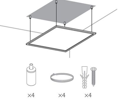 Inspired Lighting Inspireret Techtouch - Panel X2 Ecovision - Kit d'accessoires LED