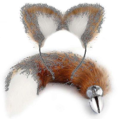 Metallihierontalaite Fox Tailand ja Fox Ears, rooli Play_a5 Tw G
