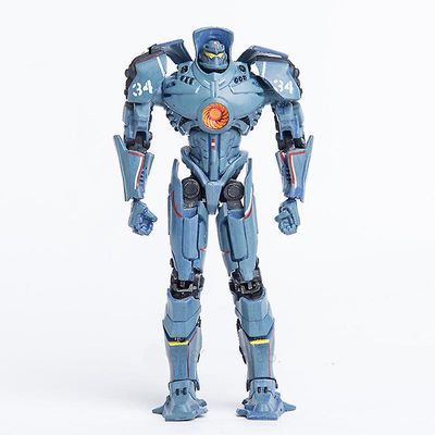 Katreu 18cm 7 inch Pacific Rim Hot salg av Neca En kul leketøy japansk maskin Tango Wolf Head Beast Pacific Lys blå