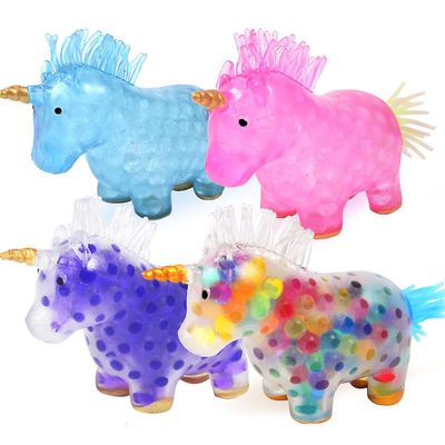Dexterity Games Valoisat yksisarvisen stressipallot lelupuristuslelut stressinlievitys fidget squishy kawaii stressipallo aikuisten lasten stressiä...