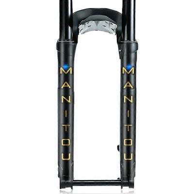 Manitou maastopyörän etuhaarukkatarrat, polkupyörän etuhaarukkatarrat, pyörätarrat kultaa