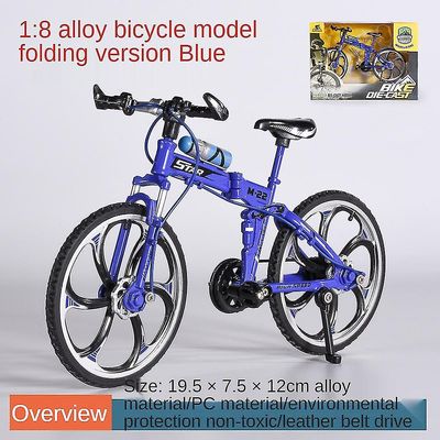 Qian 1:8 Simulation Alloy Mountainbike Hastighed Reduktion Cykel Model Mini Cykel Legetøj Dekoration