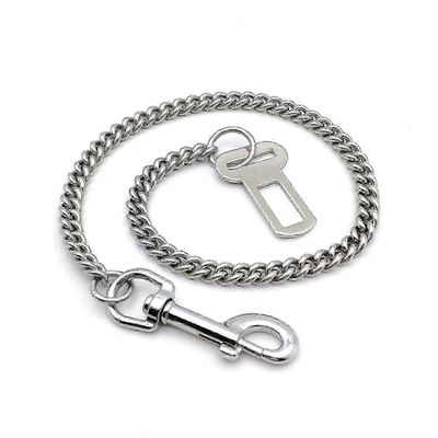 Ruostumattomasta teräksestä valmistettu koiran turvavyö, puremankestävät turvavaljaat turvaistuimeen suurille koirille.