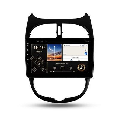 Til Peugeot 206 1998 - 2012 Bil Radio Multimedia Video Player Navigation GPS Android 2din 2 din dvd