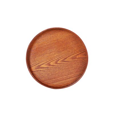 Serveringsbrett Home Decor Wooden Round Party Rekvisita Kjøkken For kaffemat 2 21cm