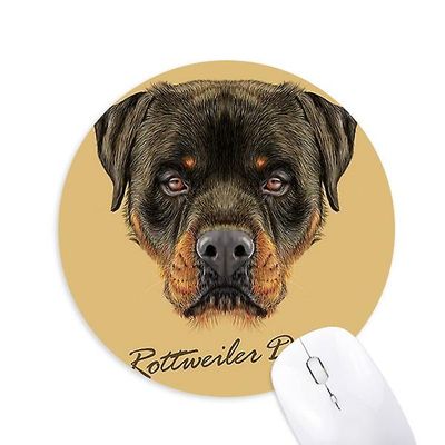 Glubsk Rottweiler Hund Mønster Musemåtte