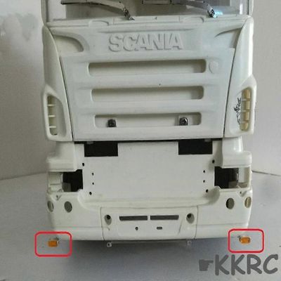 1/14 Tamiya RC -kuorma-auton ääriviivamerkkivalot välyssivuvalaisin SCANIA MAN TGX Actros -traktorin päivityslisävarusteet