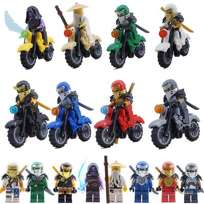 Quikhome Bubble Ninja Plus motorcykel Kai Kou Jie Wu Master Lille pille puslespil legetøj 8stk