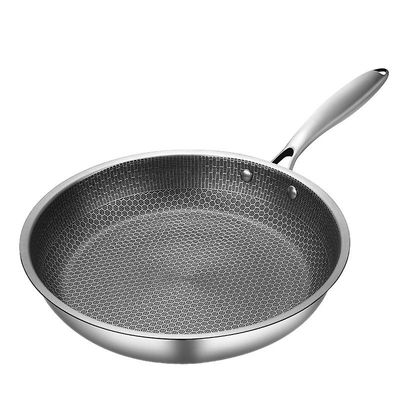 ruostumattomasta teräksestä valmistettu paistinpannu tarttumaton kattila keittoastiat 28cm paistettu pihvipannu kattila yksipuolinen hunaja Kuten