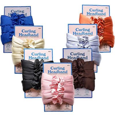 Heyone Heatless Hair Curler Set - Satiinikiharruspanta luonnollisille, lämmittämättömille kiharoille - Nuku yön yli muotoilutyökalu, jossa 2 naisil...