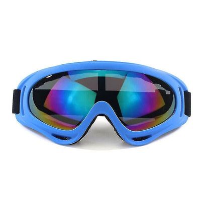 Mikasa (blå ramme+farverig linse) Voksen Anti-tåge Vindstøv Surfing Jet Ski Snow Snowboard Beskyttelsesbriller Rinding