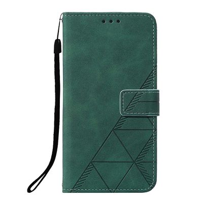 Gangxun Kompatibel med Samsung Galaxy A21s etui læder folio cover tegnebog magnetisk premium etui coque grøn