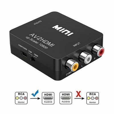 Ruili Av til Hdmi Konverter Analog Video Signal til Hdmi Hdtv