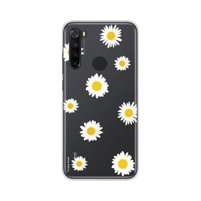Crazy Kase Skrog til Xiaomi Redmi Note 8 Fleksibel marguerite