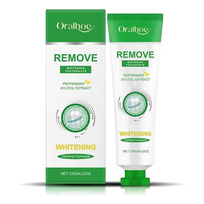 Ksylitolihammastahna, hampaiden valkaisuhammastahna, fluoriton hammastahna aikuisille ja lapsille, tahranpoisto ja raikas hengitys 1pc