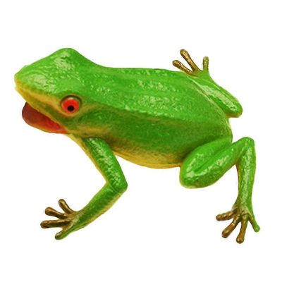Realistinen sammakko, jossa on todenmukainen puhelu Purista vesisuihkua Interaktiivinen Elävä Hauska simulaatio Sammakko Eläinmalli Vihreä