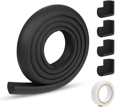 Xqday Kant beskyttelse, Baby Edge Protection 2m og 4 stykker hjørne beskyttelse Baby Mad