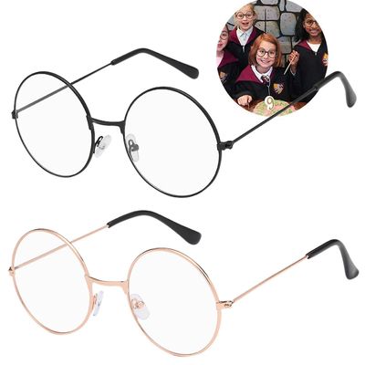 Cryin Metall Harry Potter Runde Briller Damer Mens Retro Classic Svart
