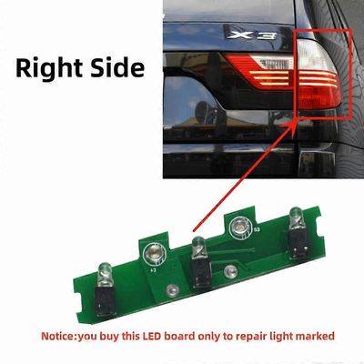 Uusi BMW X3 E83 LCI 2006-2010 Taka-auton valo korjaus sirulevyt 7162209 7162210 7162213 7162214 sisäinen ulompi takavalo sirut polttimo Right outer...
