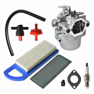 Kaasuttimen vaihto Briggs & Strattonin 590399 215872 217802 217807 polttoainesuodattimella varustettuun ilmasuodattimeen