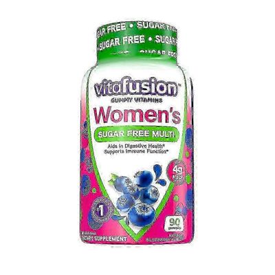 Vitafusion Naisten sokeriton monivitamiini, kumit, 90 kpl