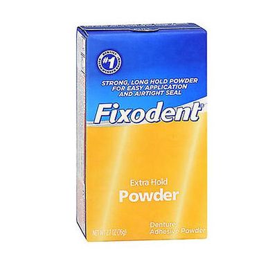 Fixodent protese selvklebende pulver, ekstra hold 2,7 oz (pakke med 1)