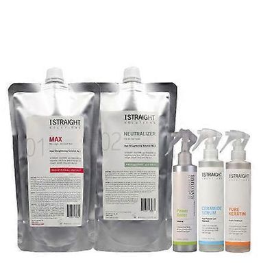 Pysyvä suoristussarja paksuille hiuksille, kestävä Istraight 400 ml