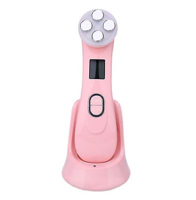Coosilo 5in1 Rf Electroporation Led Photon Light Therapy - Beauty Device, Anti Aging Pink